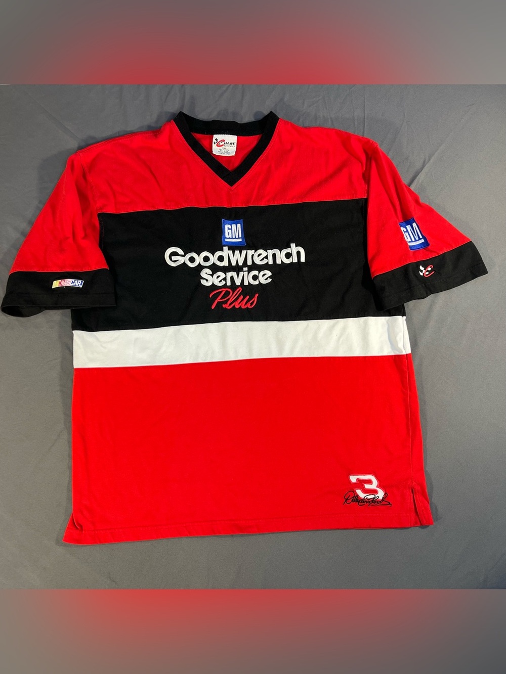 Chase Authentics Red & Black Goodwrench Service Racing Jersey